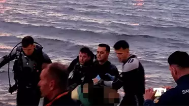 Gelibolu'da batan balıkçı teknesinde arama çalışması