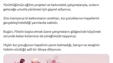 Dünya Kız Çocukları Günü Kutlandı