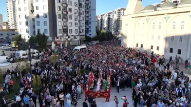 Gaziantep'te Filistin'e Destek Yürüyüşü