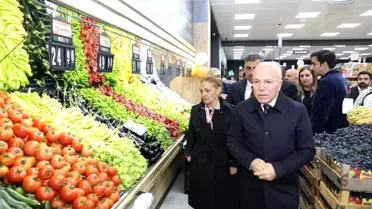 Halk Pazarı'nın 8'inci şubesi Hilalkent'te açıldı