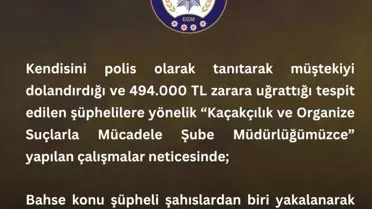 Bingöl'de Dolandırıcılık Operasyonu