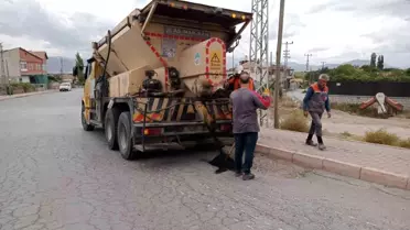 Kayseri Büyükşehir Belediyesi Kırsal Yolları Kışa Hazırlıyor