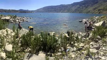 Nemrut Gölü'nde Ateş Yakana Ceza