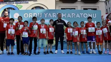 Ordu'da Çocuk Maratonu Coşkusu