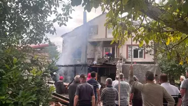 Sinop'ta Yangın: Tüp Patladı, Panik Yaşandı