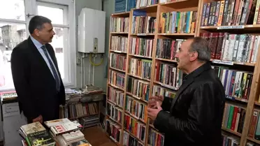 Vali Çiftçi Sahafı Ziyaret Etti
