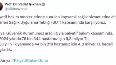 Palyatif Bakım Giderleri Karşılanıyor