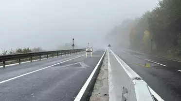 Bolu Dağı'nda Sis ve Sağanak Ulaşımı Etkiliyor
