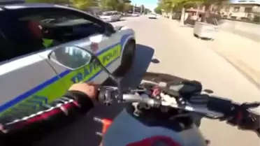Gaziantep'te Kovalamaca: Motosiklet Sürücüsü Yakalandı