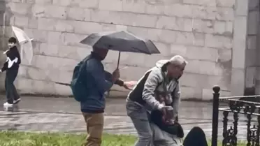 Yerde sürükledi, kaldırım taşıyla vurdu! Korkunç kavgaya ilişkin şok eden iddia