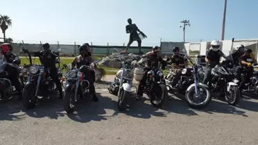 Motosikletçilerden DMD Hastası Fırat'a Destek