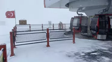 Erciyes ve Yozgat'ta Kar Yağışı