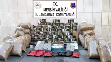 Mersin'de Sigara Kaçakçılığı Operasyonu