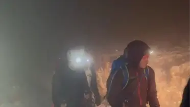 Mahsur Kalan Dağcılar Kurtarıldı