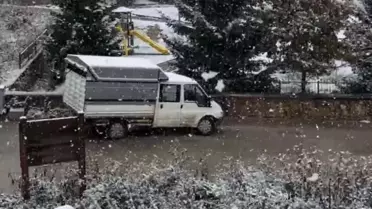 Çambaşı Yaylası'na İlk Kar Düştü