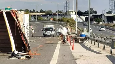 Mersin'de Arı Yüklü Kamyon Devrildi: 3 Yaralı