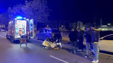 Çorlu'da Motosikletli Genç Yaralandı