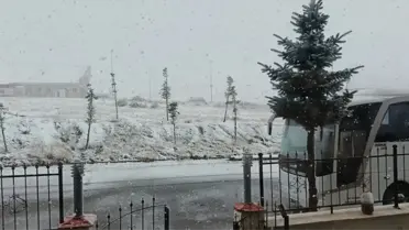 Yıldız Dağı'nda İlk Kar Yağışı