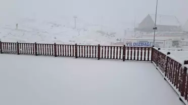 Sivas'ta İlk Kar Yağışı