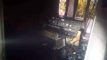 Susurluk'ta Yangın: Bir Kişi Hastaneye Kaldırıldı