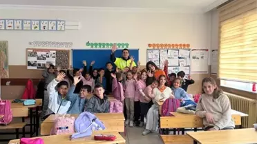 Bozüyük'te Öğrencilere Trafik Eğitimi