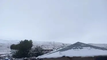 Bingöl'de Yüksek Kesimlere Kar Yağdı