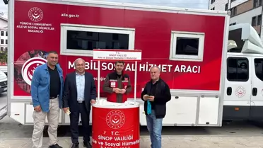 Mobil Sosyal Hizmet Merkezi Boyabat'ta