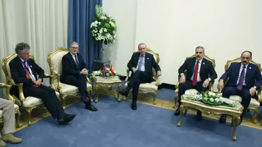 Cumhurbaşkanı Erdoğan, Şarm El Şeyh'te Başbakan Starmer ile Görüştü