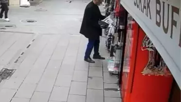 Konya'da Hırsızlık Anı Kamerada