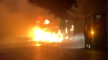 Pozantı Otoyolunda Yangın