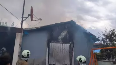 İskenderun'da Ev Yangını