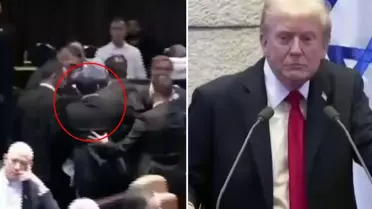 Trump'ı protesto eden vekiller bakın kim çıktı! Netanyahu'ya da ders vermiş