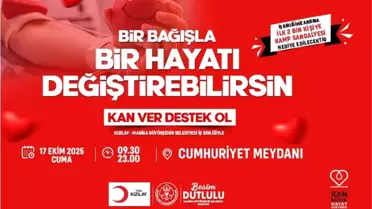 Manisa'da Kan Bağışı Kampanyası: İlk 2000 Bağışçıya Hediye!