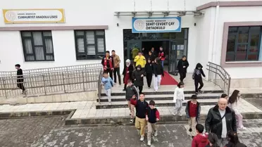 Karabük'teki okullarda eş zamanlı deprem tatbikatı