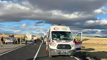 Kars'ta Otomobil Devrildi: 1 Ölü, 3 Yaralı