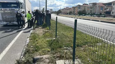 Kütahya'da TIR'ın Çarptığı Yaşlı Adam Ağır Yaralandı