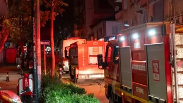 Kendisinden şikayetçi olan eşine kızdı, evi ateşe verdi