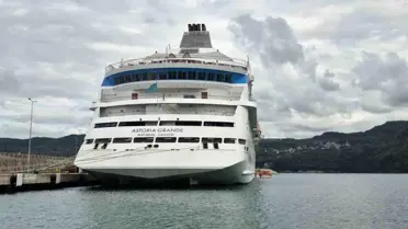 Astoria Grande Gemisi Amasra'da Bakımda