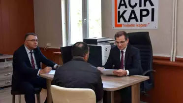 Kaymakam Güldoğan'dan Açık Kapı Buluşması