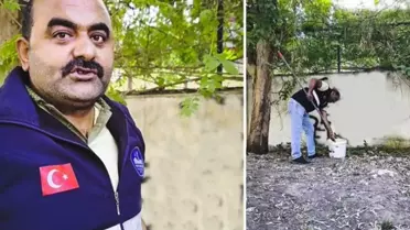 Sevdasını duvara yazan vatandaşa, belediye personelinden tebessüm ettiren mesaj