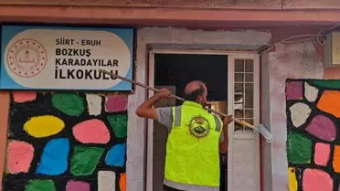 Eruh'ta Okul Yenilendi