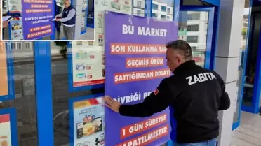 Son kullanma tarihi geçmiş ürün satan zincir market kapatıldı