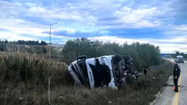 Kastamonu'da Tır Kazası: Sürücü Yaralandı