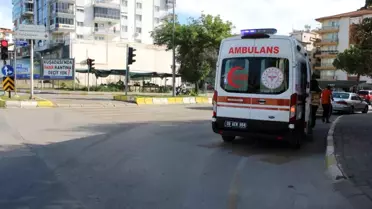 Aydın'da motosiklet kazası: Sürücü yaralandı