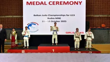 Rabia Tekin, Yıldızlar Balkan Judo Şampiyonası'nda Altın Madalya Kazandı