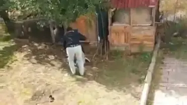 Aynı apartmanda yaşayan anne ve kız kardeşini darbetti