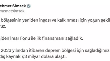 Afet Yeniden İmar Fonu İlk Finansmanı Sağlandı