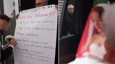 Bir babanın, damadı için hazırladığı 'kızımı alma sözleşmesi' viral oldu