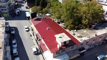 Bozdoğan Belediyesi Kütüphane Çatı Kapatma Çalışmalarını Tamamladı