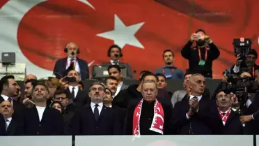 Erdoğan, A Milli Takım'ı Gürcistan Maçında Destekledi